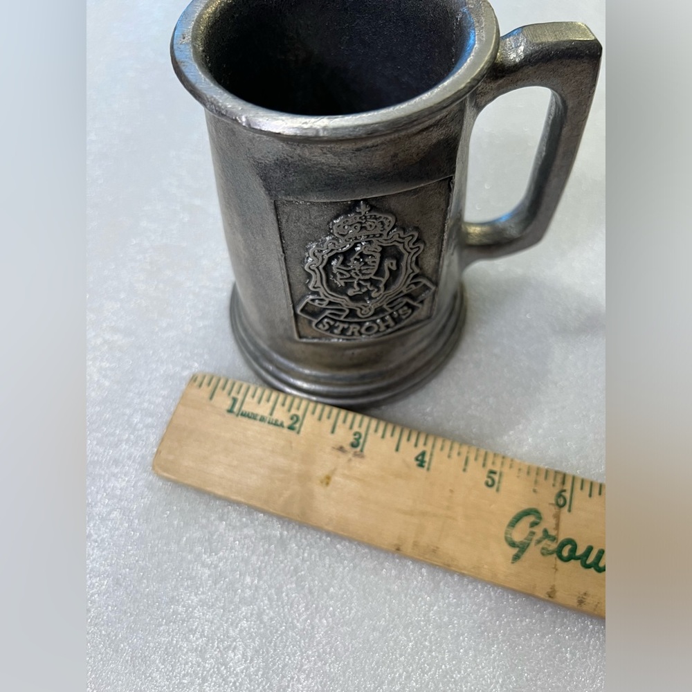 Pewter Stein/Mug Stroh’s Beer - Picture 2 of 7